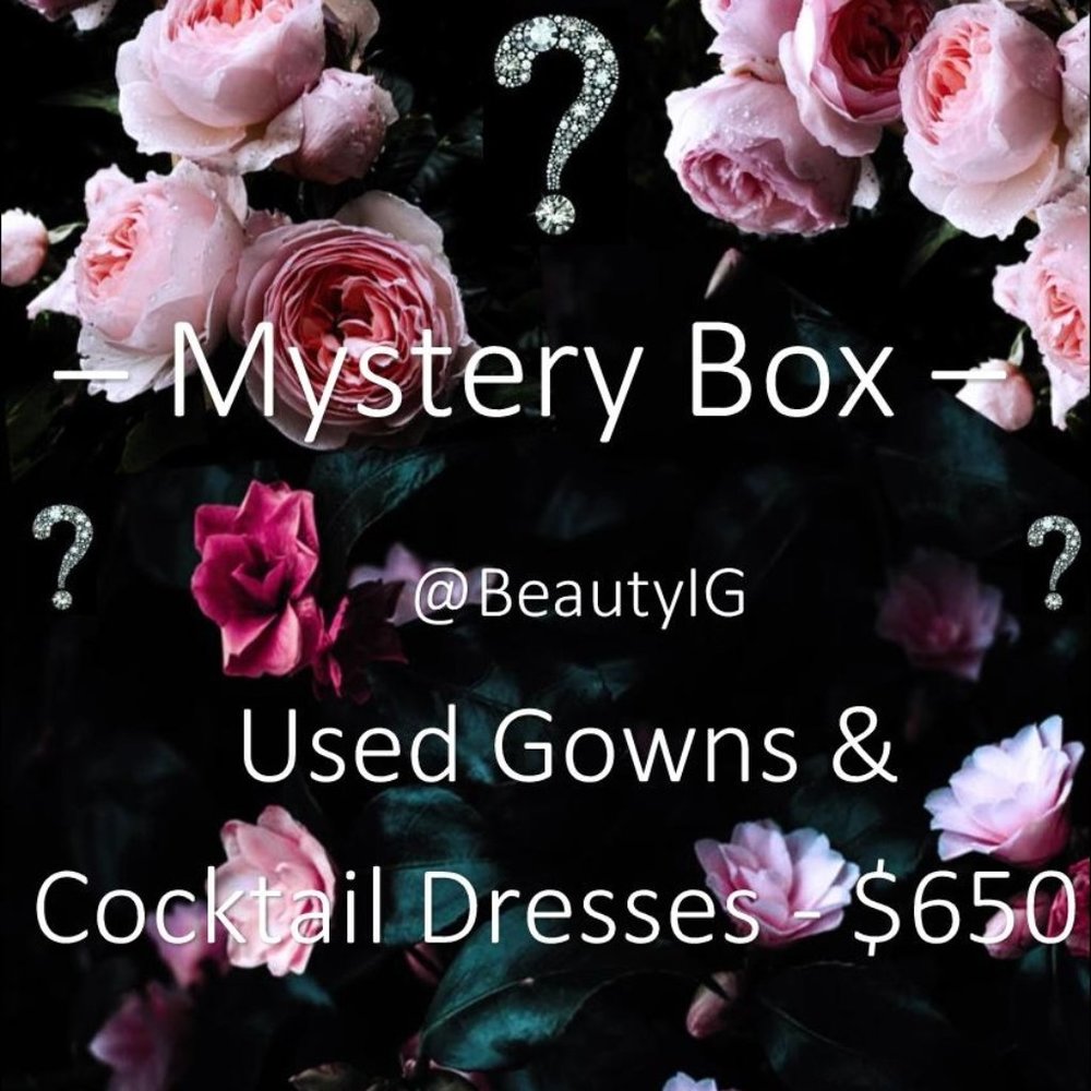 MYSTERY BOX – USED EVENING GOWNS&COCKTAIL DRESSES